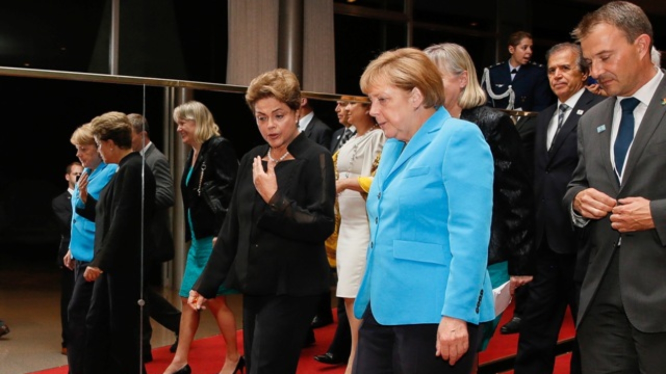 Brasília - DF, 19/08/2015. Presidenta Dilma Rousseff durante jantar de trabalho com a chanceler da República Federal da Alemanha, Angela Merkel no Palácio da Alvorada. Foto: Roberto Stuckert Filho/PR